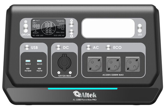 Зарядна станція ALTEK AL 2400 PowerBox PRO PLUS (2048 Вт·год / 2400 Вт) фото 2