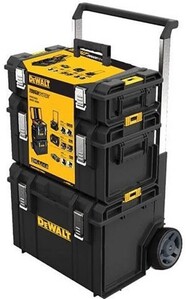 Комплект ящіків DeWALT 2 ящика + ящик-візок в системе TOUGHSYSTEM (DWST1-81052) фото 2