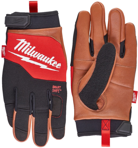 Перчатки Milwaukee с кожаными вставками, 8 / M (4932471912) изображение 2
