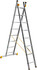 Алюминиевая двухсекционная лестница Техпром P2 9208 2х8 профессиональная