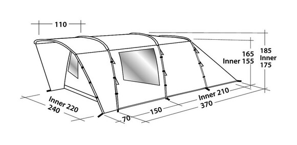 Палатка Easy Camp Palmdale 400 (45086) изображение 4