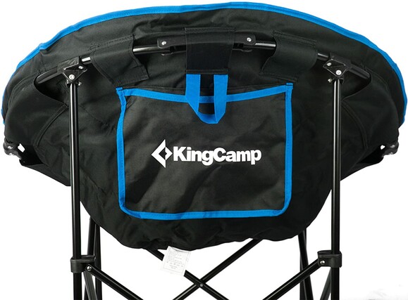 Розкладне крісло KingCamp Moon Leisure Chair Black/Blue (KC3816 Black/Blue) фото 4