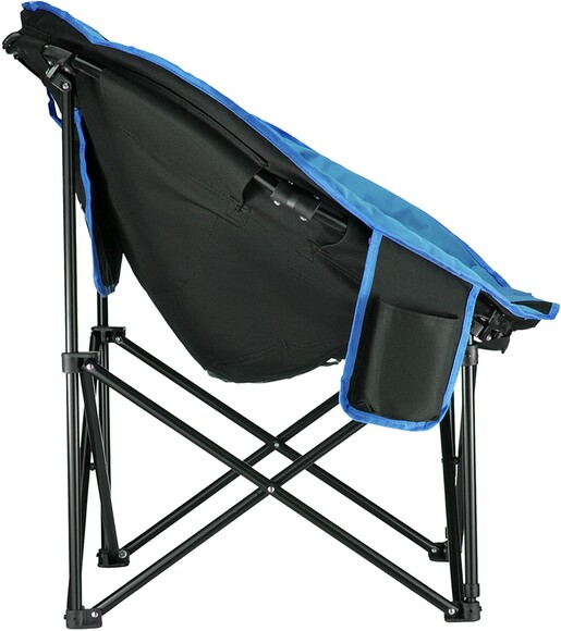 Розкладне крісло KingCamp Moon Leisure Chair Black/Blue (KC3816 Black/Blue) фото 2