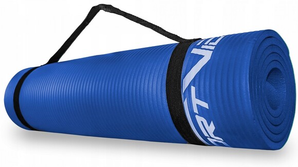 Килимок для йоги та фітнесу SportVida NBR Blue 1.5 см (SV-HK0075) фото 3