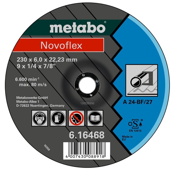 Круг очистной Metabo Novoflex Basic A 24 100x6x16 мм (616429000)