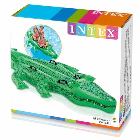 Надувной плотик Intex 58562 Крокодил изображение 3