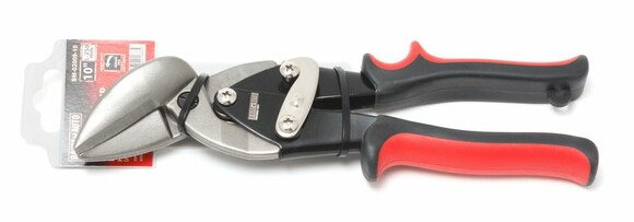 Ножиці по металу BaumAuto BM-02009-10 лівий різ посилені 10"-255мм на пластиковому тримачі