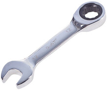Ключ комбінований Alloid тріскачка укорочений 15мм КТУ-2091-15 (30085)
