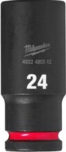 Головка ударна подовжена MILWAUKEE ShW 24 мм, 1/2" (4932480342)
