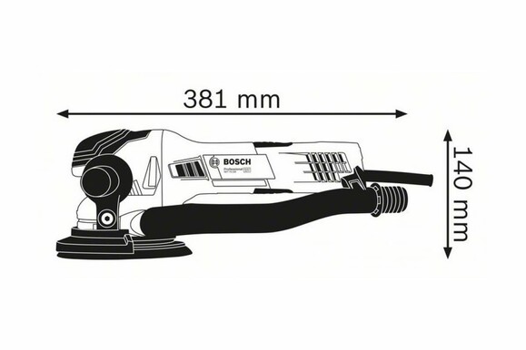 Эксцентриковая шлифмашина Bosch GET 75-150 (0601257100) изображение 2
