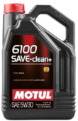 Моторное масло Motul 6100 Save-clean+, 5W30 5 л (107999)