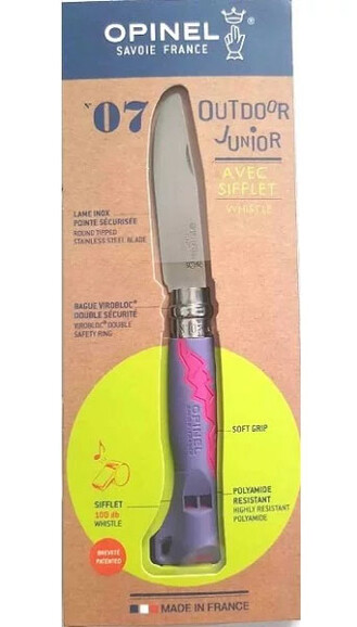 Нож Opinel №7 Outdoor Junior, фиолетовый (204.64.00) изображение 4