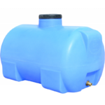 Пластиковая емкость Пласт Бак 100 л горизонтальная, голубая (00-00012460)