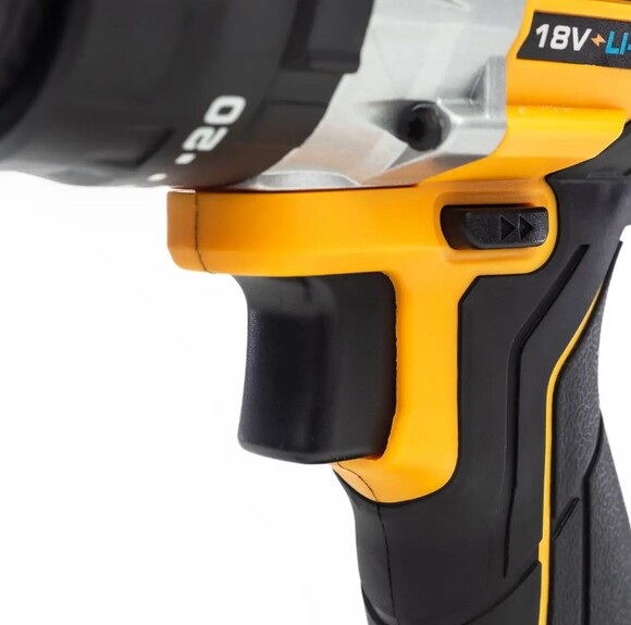 Аккумуляторная дрель-шуруповерт JCB Tools JCB-18BLCD-B-E (без АКБ и ЗУ) (57243) изображение 7