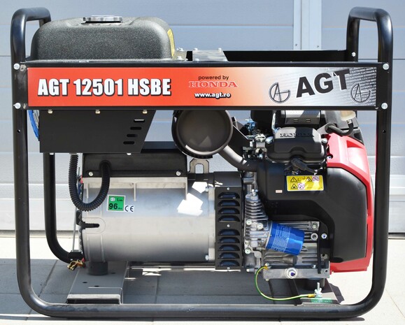 Бензиновый генератор AGT 12501 HSBE R16 AVR изображение 3