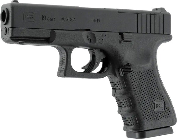 Пневматический пистолет Umarex Glock 19 Gen4 MOS, калибр 4.5 мм (3986.04.77) изображение 2