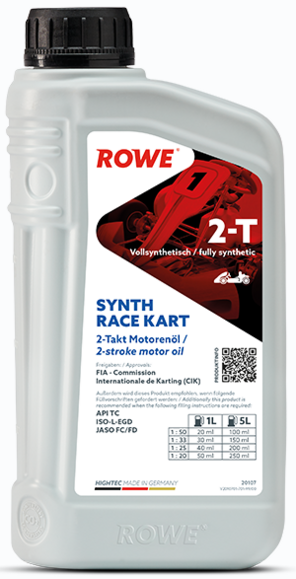 Моторна олива ROWE HighTec Synth Race Kart 2-T, 1 л (20107-0010-99)