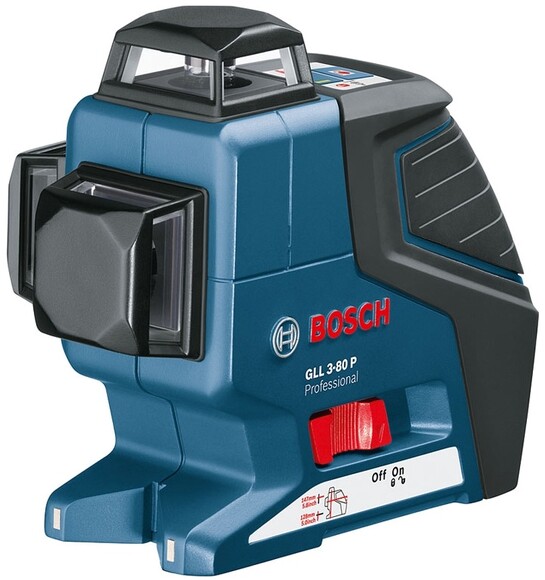 Лінійні лазери (будівник площин) Bosch GLL 3-80 P + BM1 в L-Boxx (0601063309)