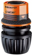 Коннектор Claber 1/2 "-3/4" аквастоп для поливочного шланга Ergogrip (79703) блистер