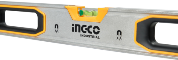 Уровень 80 см 3 капсулы INGCO 1.5 мм с магнитами (HSL38080M) изображение 3