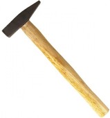 Молоток слюсарний Intertool 200 г з дерев'яною ручкою (HT-0212)