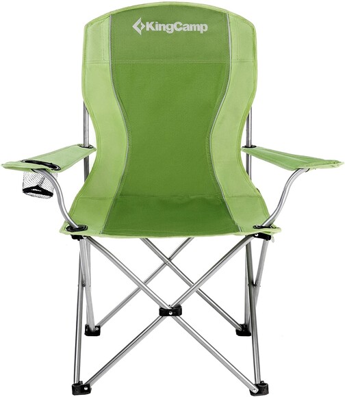 Розкладний стілець KingCamp Arms Chairin Steel Green (KC3818 Green) фото 2