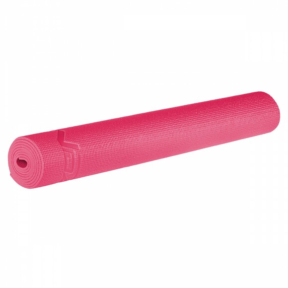 Килимок для йоги та фітнесу SportVida Pink PVC 4 мм (SV-HK0049) фото 5