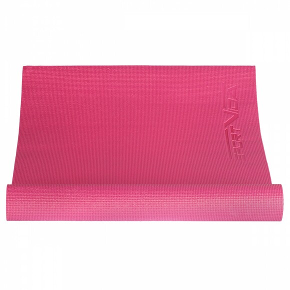 Килимок для йоги та фітнесу SportVida Pink PVC 4 мм (SV-HK0049) фото 4