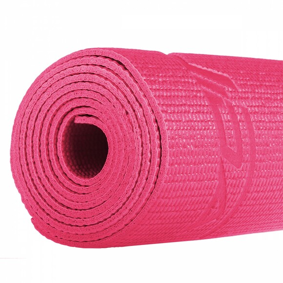 Коврик для йоги и фитнеса SportVida Pink PVC 4 мм (SV-HK0049) изображение 8
