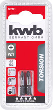 Торсионная бита KWB PZ1 25 мм 2 шт (122101)