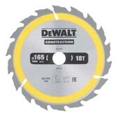 Диск пильный DeWALT Construction 165х20 мм ATB 18 шт (DT1933_Y)