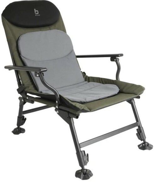 Крісло розкладне Bo-Camp Carp Black/Grey/Green (1204100) фото 3