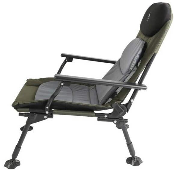 Кресло раскладное Bo-Camp Carp Black/Grey/Green (1204100) изображение 6
