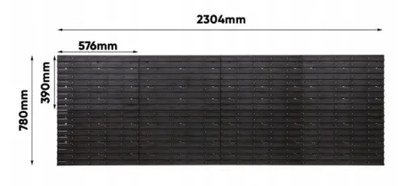 Панель для інструментів Kistenberg 230х78 см + 46 контейнерів (Варіант 23) фото 4