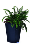 Горщик для квітів Keter Rattan Planter Medium, сірий (7290103659288)