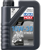 НС-синтетическое моторное масло LIQUI MOLY Motorbike 4T Street 10W-30, 1 л (2526)