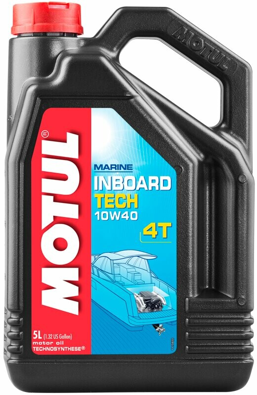 

Моторное масло Motul Inboard Tech 4T 10W40, 5 л (106419)