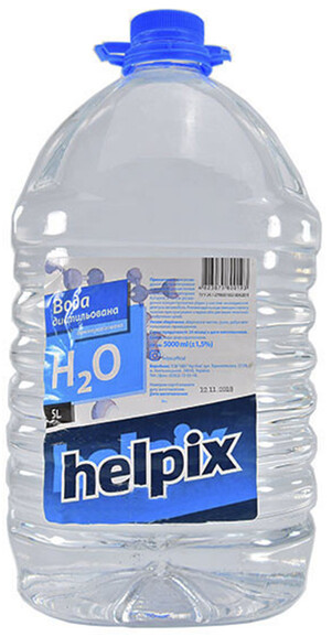 Вода дистильована Helpix 5 л (4823075800193)