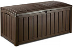 Ящик для садового інвентарю Keter Glenwood 390 л, коричневий (7290103666101)
