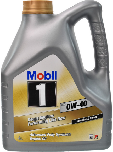 Моторна олива MOBIL FS 0W-40, 4 л (MOBIL3343-1)