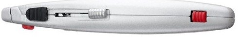 Нож трапецевидный Intertool 60х19 мм, металлический корпус, прорезиненная рукоятка (HT-0516) изображение 4