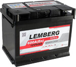 Автомобільний акумулятор LEMBERG battery 12В, 60 Аг (LB60-1)