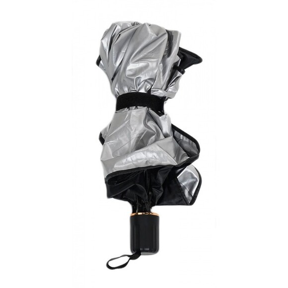 Солнцезащитный зонт для автомобиля SunShield 126х140х80cm, black (57232) изображение 3
