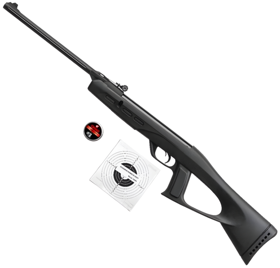 Пневматическая винтовка Gamo Delta Fox, калибр 4.5, с мишенями и пулями (1003947) изображение 2