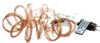 Світлодіодна гірлянда-завіса Devilon Каскад, 3.5 м, 700 л, теплий білий, мережа, IP44 (721213)