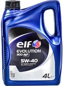 Моторное масло ELF Evolution 900 NF 5W-40, 4 л (216650)