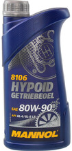 Трансмиссионное масло Mannol Hypoid Getriebeoel 80W-90 GL-5, 1 л (MN8106-1)