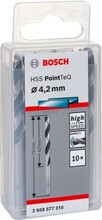 Набір свердел Bosch 10 HSS PointTeQ 4.2 мм, 10 шт (2608577210)