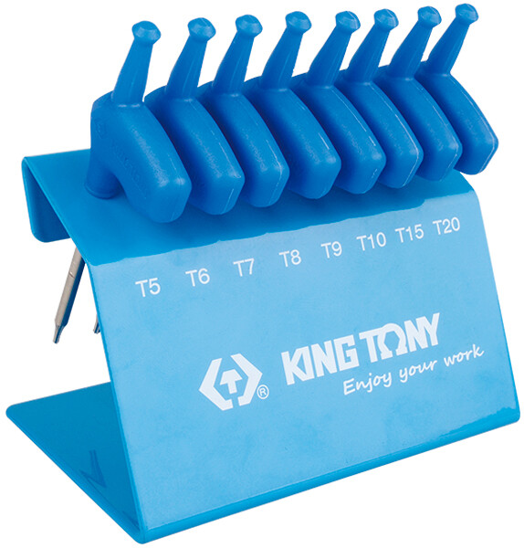 

Набор ключей KING TONY TORX 8 единиц, T5-T20 (24308PR)