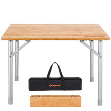 Розкладний стіл KingCamp 4-Folding Bamboo Table S (KC3955) BAMBOO COLOR